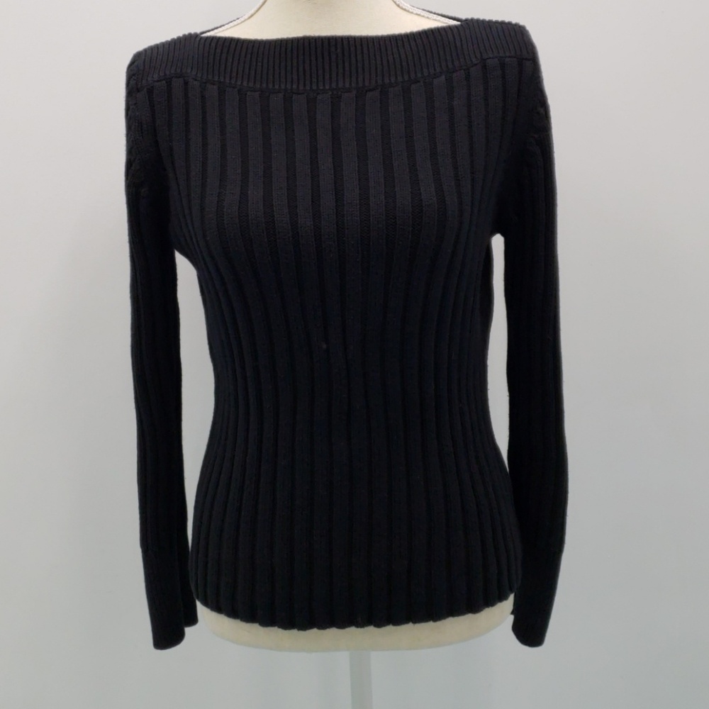 Black Banana Republic Boatneck Sweater